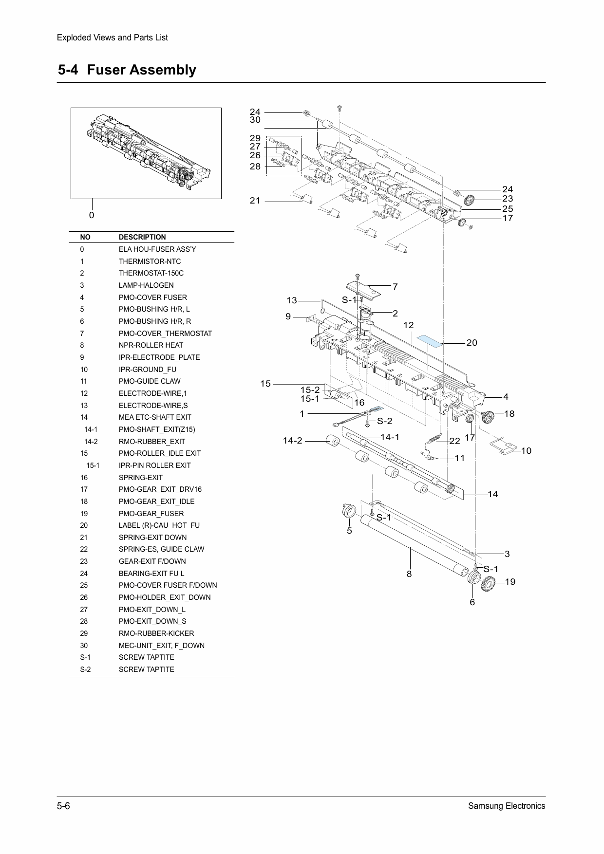 Samsung Laser-Printer ML-1220M Parts Manual-5